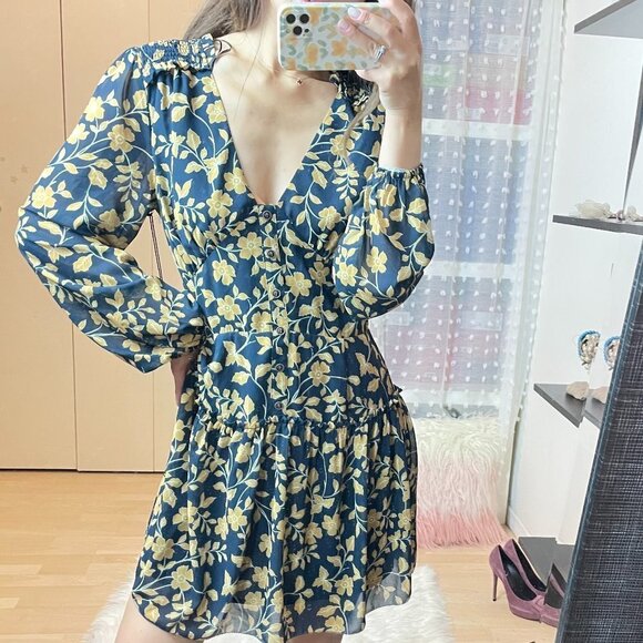 Lost & Wander TEA IN VERSAILLES MINI DRESS - Picture 3 of 8